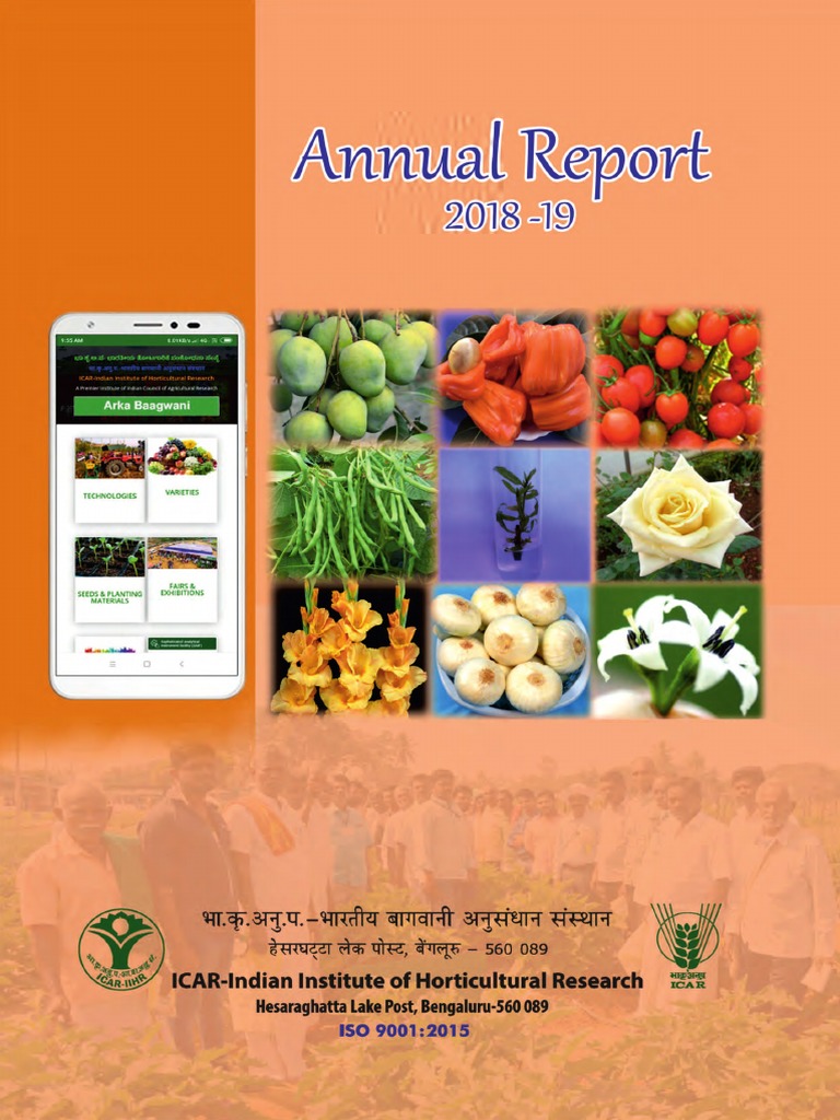 Annual Report 2018-19 - 1 PDF | PDF | Pesticide | Agriculture