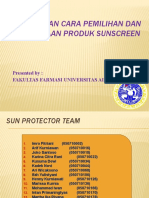 Sunscreen