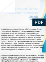 Kasus Korupsi Terkait Perbuatan Pemerasan