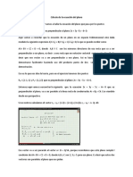 Calculo de La Ecuacion Del Plano 1 PDF