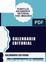 Plantilla Calendario Editorial Con Imágenes