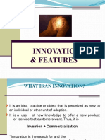 Innovation & Features Requirements