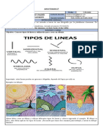 Artes Visuales 1° - Tipos de líneas en dibujo