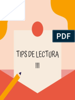 Tips Lectura Iii