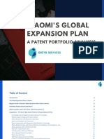 Xiaomi'S Global Expansion Plan: A Patent Portfolio Analysis