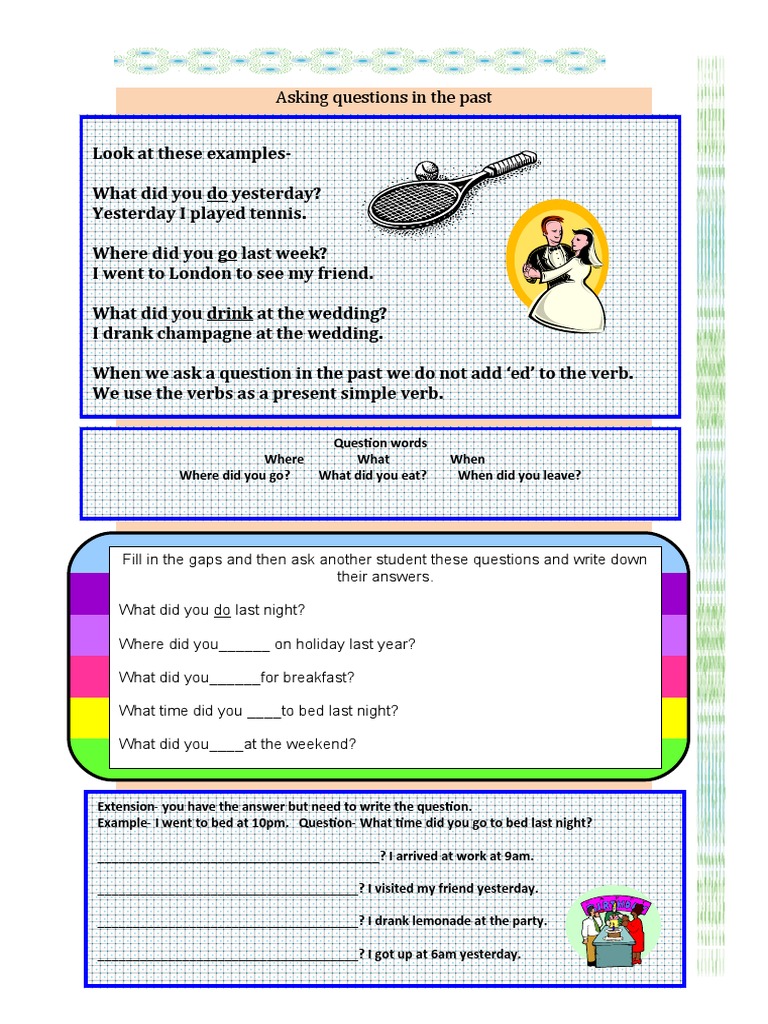 Asking Questions in The Past | PDF