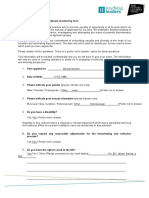 Equality and Diversity Recruitment Monitoring Form