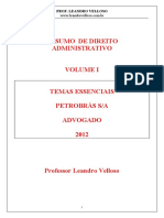 Resumo de Direito Administrativo Concurso Petrobras