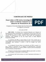 Panel Sobre El FEI Inicia Investigación Preliminar Sobre El Informe Cameral en Torno Al Almacén de Suministros en Ponce