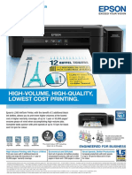 Epson L 380 Ink Printer Cetaloge