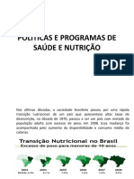 Políticas e Programas de Saúde e Nutrição