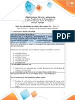 Guía de Actividades y Rúbrica de Evaluación - Unidad 2 - Etapa 3 - Identificación y Relación de Los Impactos Determinantes