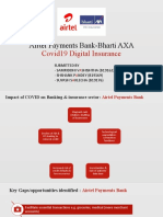 Airtel Payments Bank-Bharti AXA: Covid19 Digital Insurance