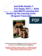 07 - Reviewing Your Sarge- Part 1