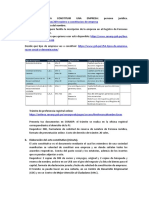 Proceso para Constituir Una Empresa