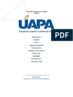 UAPA Español I Aspectos gramaticales