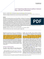 Caught in A Vicious Cycle? Explaining Bidirectional Spillover Between Parent-Child Relationships and Peer Victimization