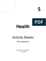 Health 5 Activity Sheets v1.0 PDF