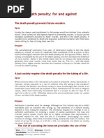 Download Death Penalty - For and Against - Summary by Juan Jos Alonso Tresguerres SN46982011 doc pdf