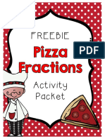 FREEBIEPizza Fractions Activity Packet