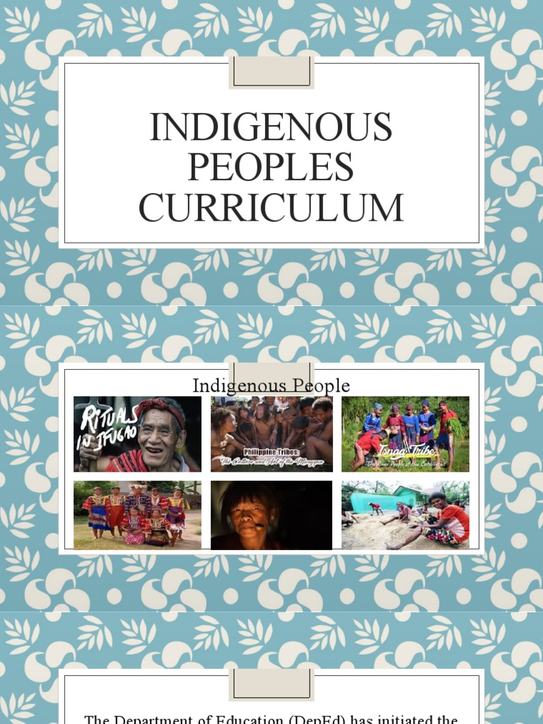 Indigenous Peoples Curriculum in the Philippines | PDF | Community ...