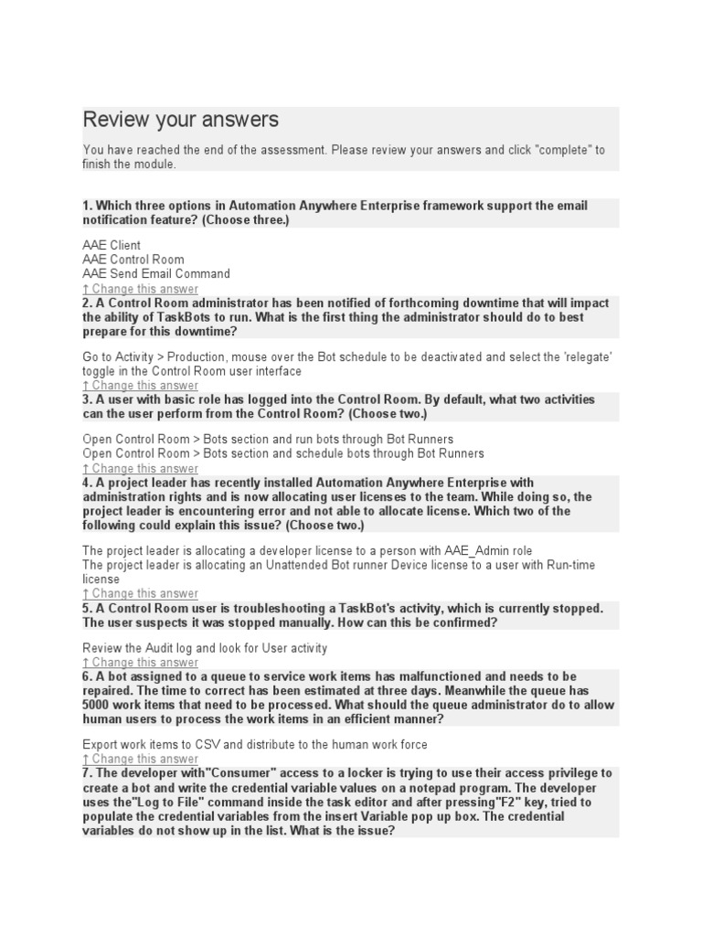 Review Your Assessment Answers | PDF | File Transfer Protocol ...
