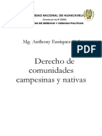 Derecho de Comunidades Campesinas