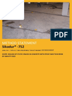 MS - Sikadur 752 (Epoxy Injection Resin by Gravity Feed) (v.01)