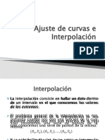 Ajuste de Curvas e Interpolacion