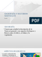 Geografía y Recursos Naturales