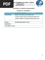 Financial Management 1 Assignment 01