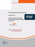 Laporan Final Assessment GCG PT Pengembang Pelabuhan Indonesia Tahun 2017 PDF