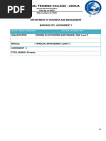 Financial Management 2 Test 2