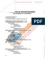 ListaFacultati - Ro Subiecte Admitere Universitatea Bucuresti Teologie Ortodoxa 2001