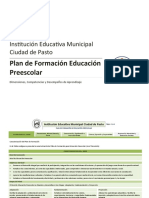 9 - Plan de Educacion Preescolar