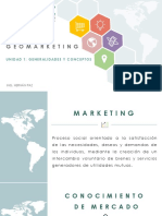 Geomarketing Unidad I Conceptos (Primer Parcial) PDF