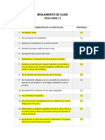 Reglamento de Clase Ciclo 2020 - 3