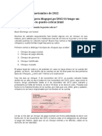 Tipos de Cheques