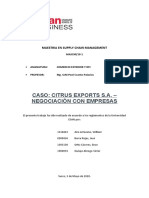 Caso Citrus Exports S.A. - Negociación Con Empresas