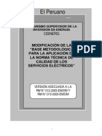 1era. Modificación BM NTCSE #083-2003-OS-CD PDF