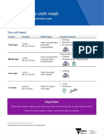 Design and Preparation of Cloth Mask - 0