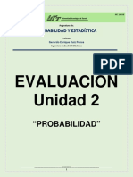 Evaluación Unidad 2 Probabilidad PDF