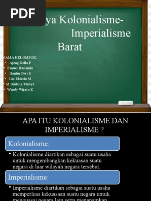 Lahirnya Kolonialisme Imperialisme Barat Pdf