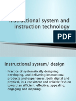 Instructional System and Instruction Technology