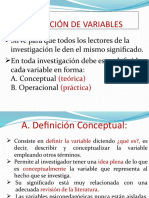 1DIAPOSITIVA 4 Operacionalizacion de Variables