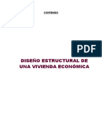 Diseño Estructural de Una Vivienda Economica