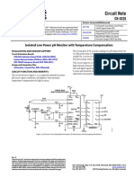 Isolated Low Power pH Monitor with Temperature Compensation