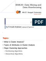 Cluster Analysis - Lecture 9 PDF