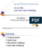 Introduction To UML: Structural and Use Case Modeling