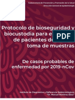 Protocolo de Bioseguridad y Biocustodia 2019 nCOV - InDRE - 30 - 01 - 2020 1.pdf 1